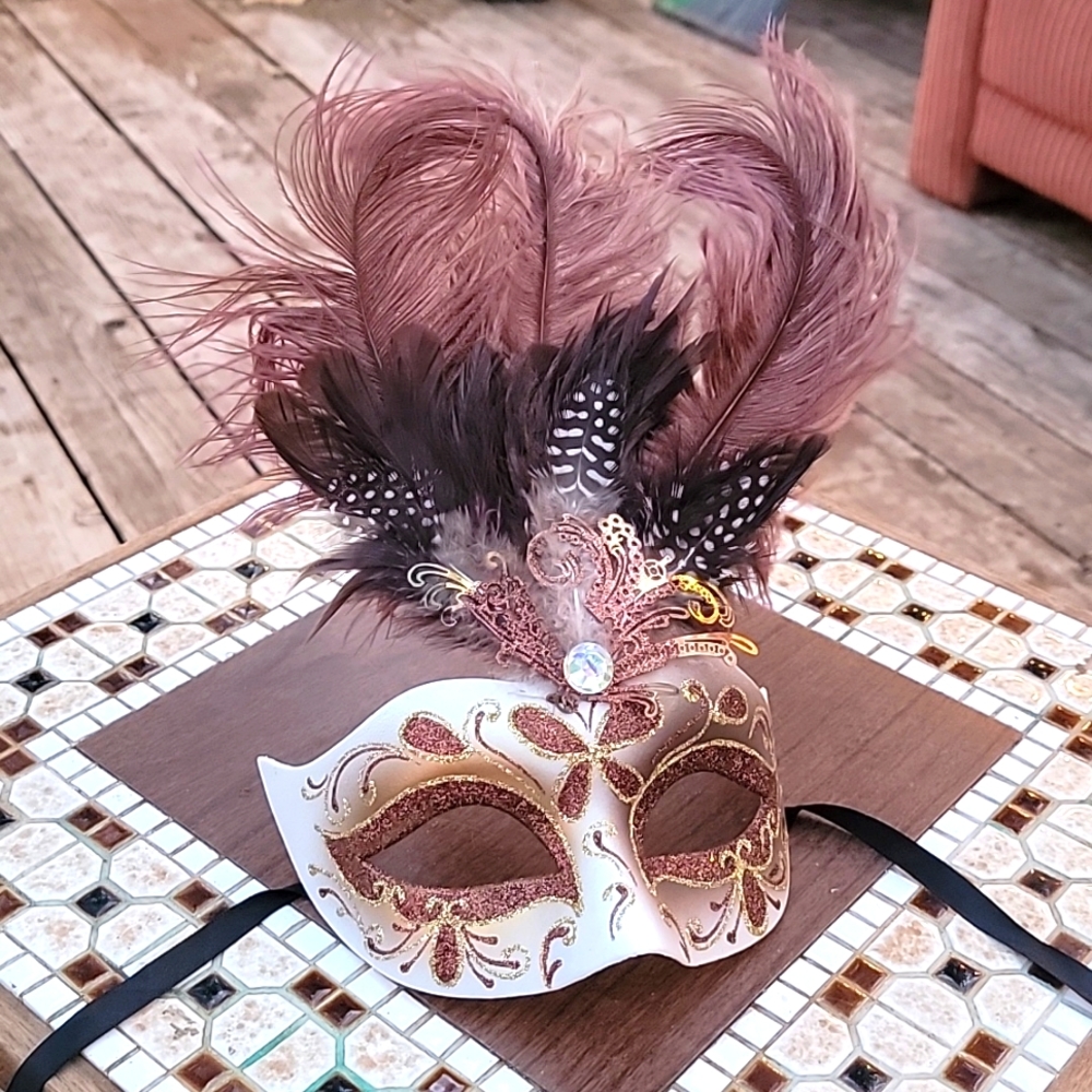 Steampunk Venetian Masquerade Mask